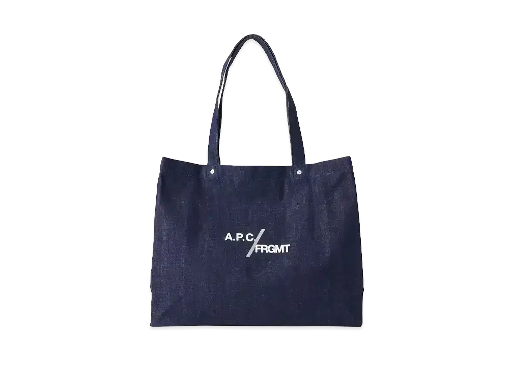 A.P.C. x Fragment Design Je Sors Ce Soir Shopping Bag "Indigo"