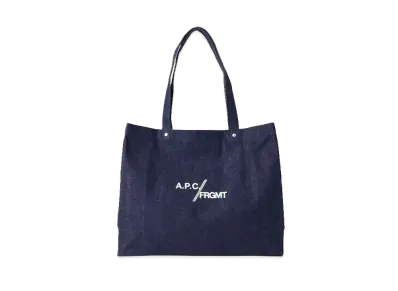 A.P.C. x Fragment Design Je Sors Ce Soir Shopping Bag "Indigo"
