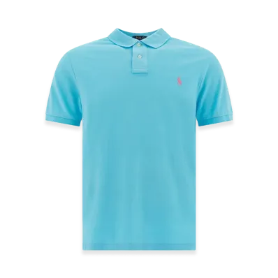 Polo Ralph Lauren Pique Polo Shirt "Light Blue"