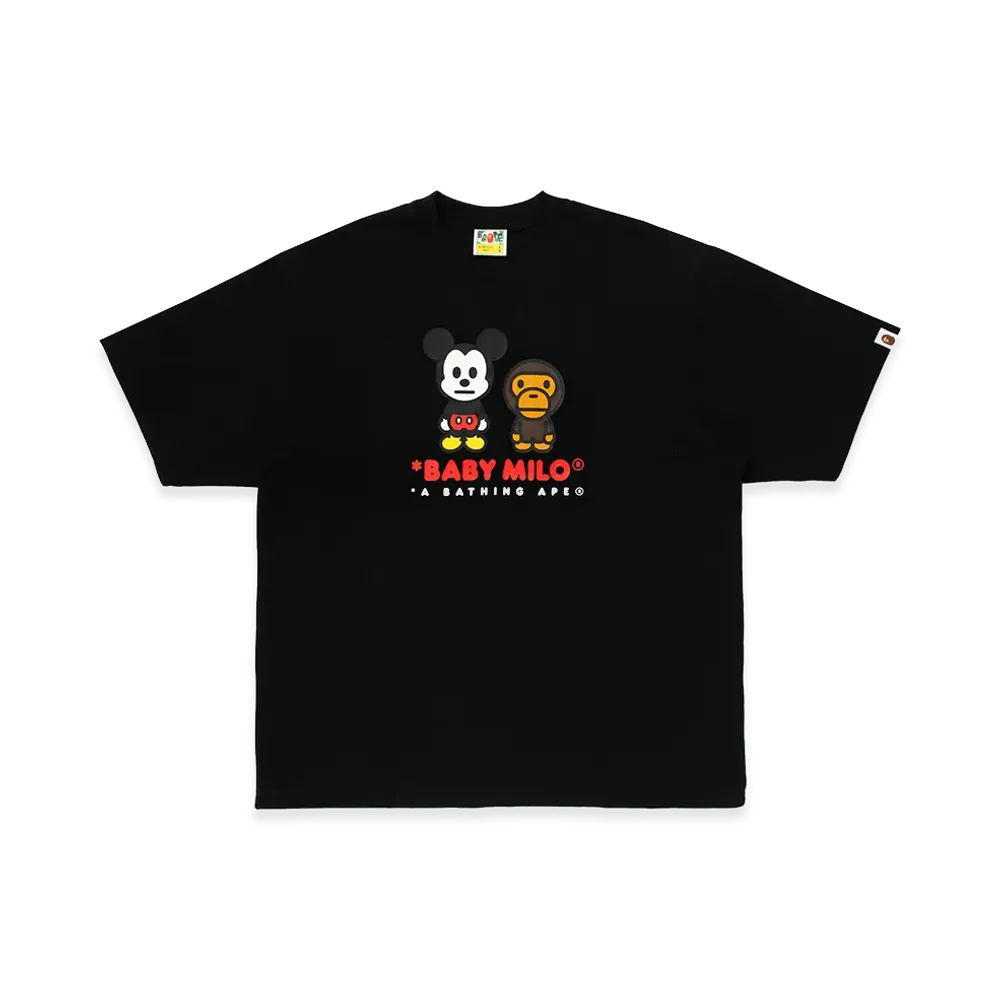 A BATHING APE x Disney Mickey Mouse Baby Milo Relaxed Fit Tee "Black"