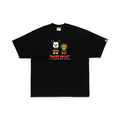 A BATHING APE x Disney Mickey Mouse Baby Milo Relaxed Fit Tee "Black"