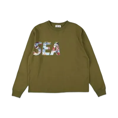 WIND AND SEA x LEE KAN KYO L/S Tee "Olive"