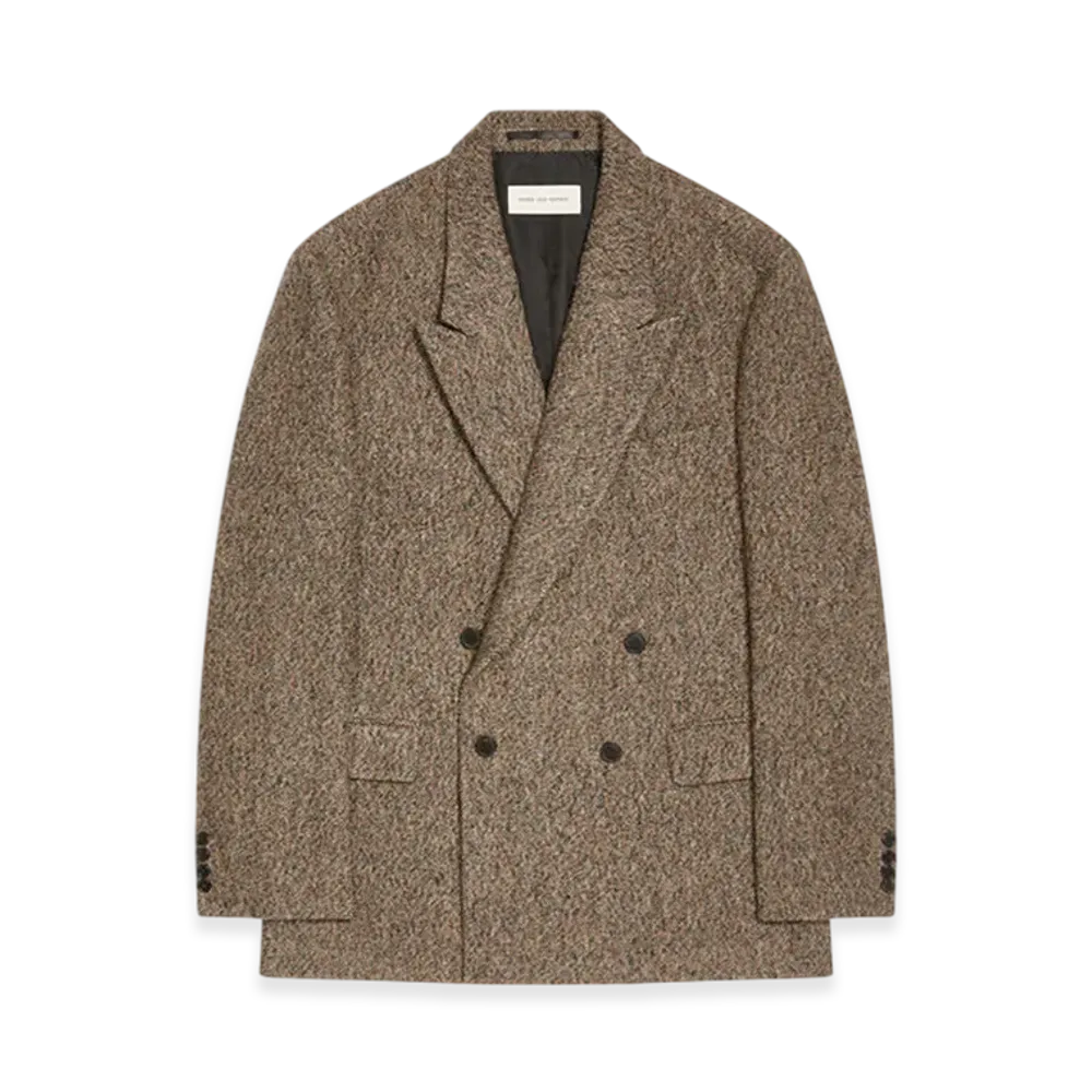 DRIES VAN NOTEN Oversized Wool Blazer "Rust"