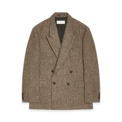 DRIES VAN NOTEN Oversized Wool Blazer "Rust"