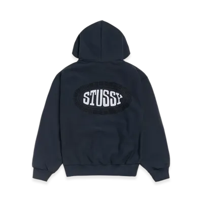 Stussy Tile Oval Hoodie "Navy"