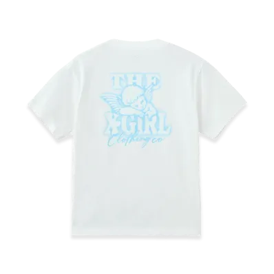 X-Girl Women's Spray Angel S/S Tee "White"