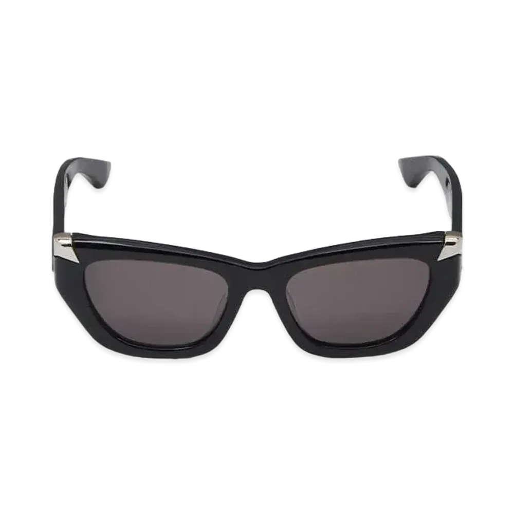 Alexander McQUEEN Punk Rivet Geometric Sunglasses "Black"