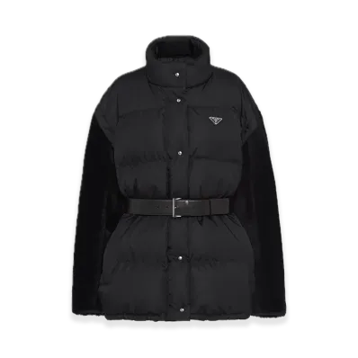 PRADA Re-Nylon Down Jacket "Black"