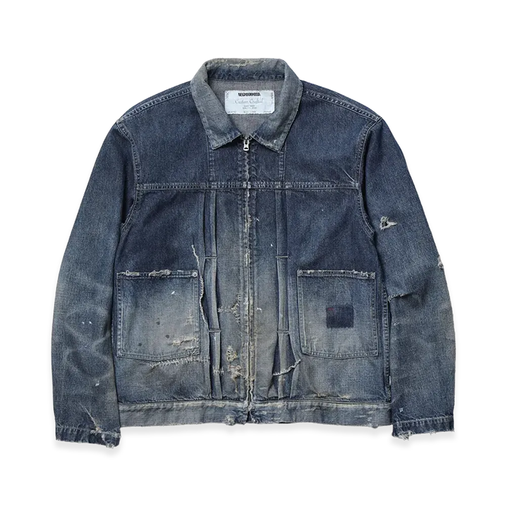 NEIGHBORHOOD Savage LW Denim Zip Jacket "Indigo"