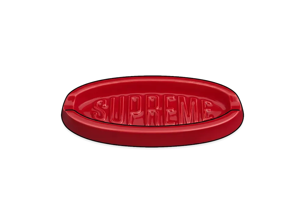 Supreme Oval Tray "Red"