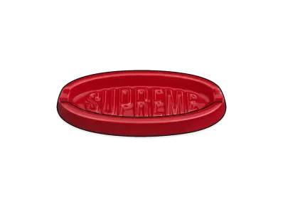 Supreme Oval Tray "Red"