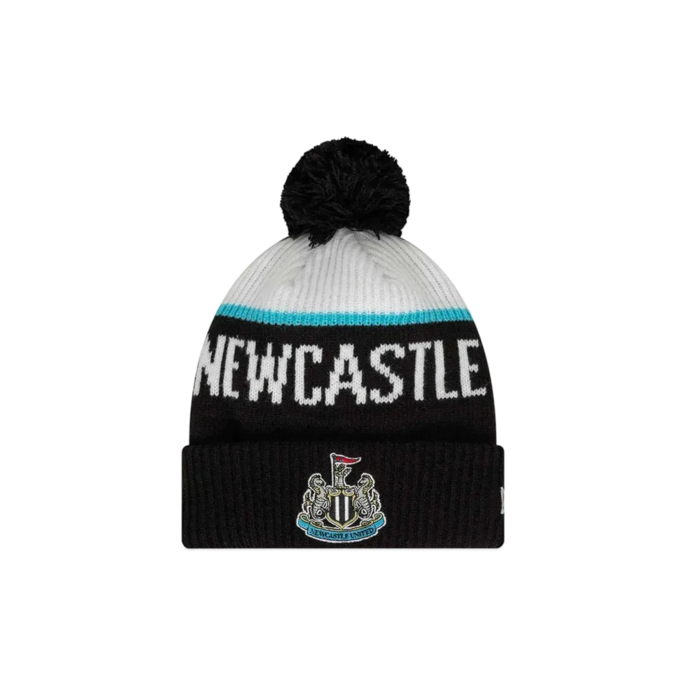 NEW ERA Pom-Pom Knit Football Collection Newcastle United FC "Black/White"