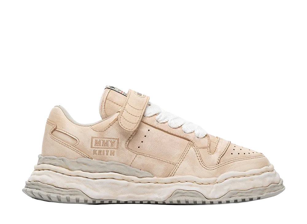 Maison MIHARA YASUHIRO KEITH OG Sole Overdyed Leather Low-top Sneakers "White"