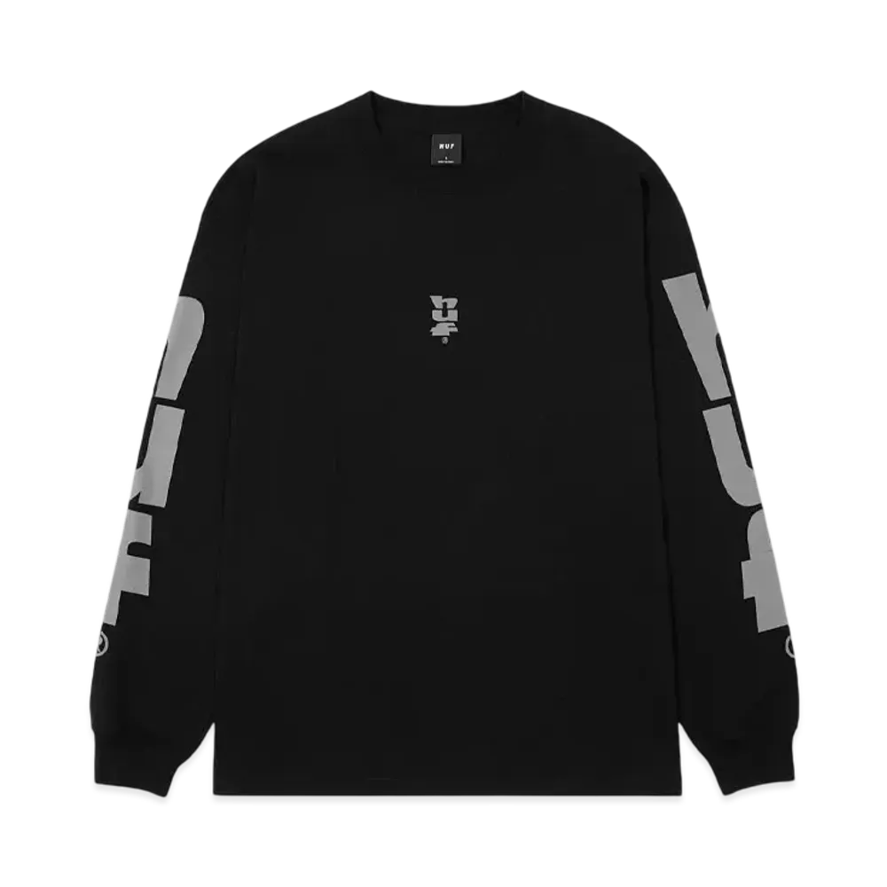 HUF Megablast Stretch LS Tee "Black"