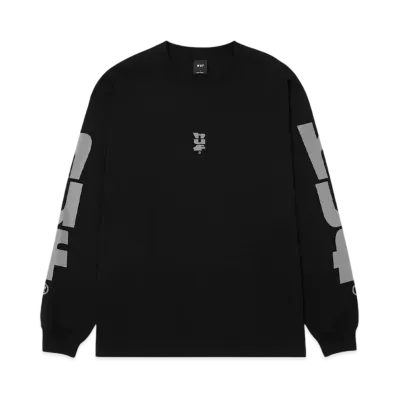HUF Megablast Stretch LS Tee "Black"