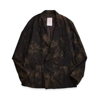NICENESS T.Morton Tech wool Double Breasted Robe Jacket "Brown"
