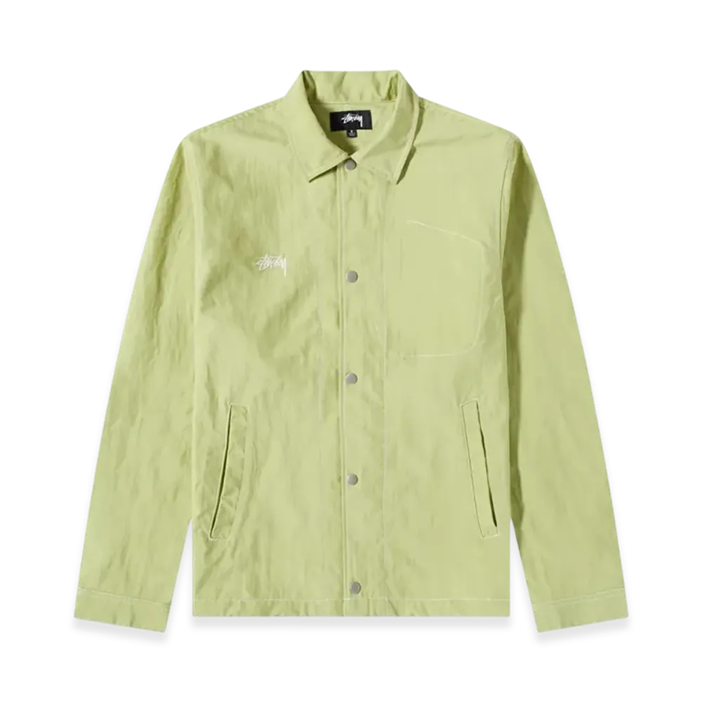 Stussy Nylon Folsom Jacket "Faded Lime"