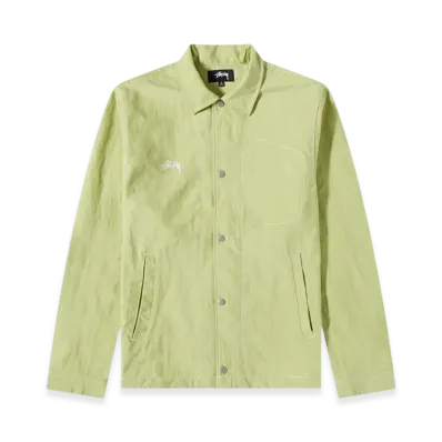 Stussy Nylon Folsom Jacket "Faded Lime"
