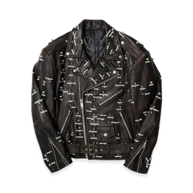 doublet Pressure Points Studs Riders Jacket "Black"