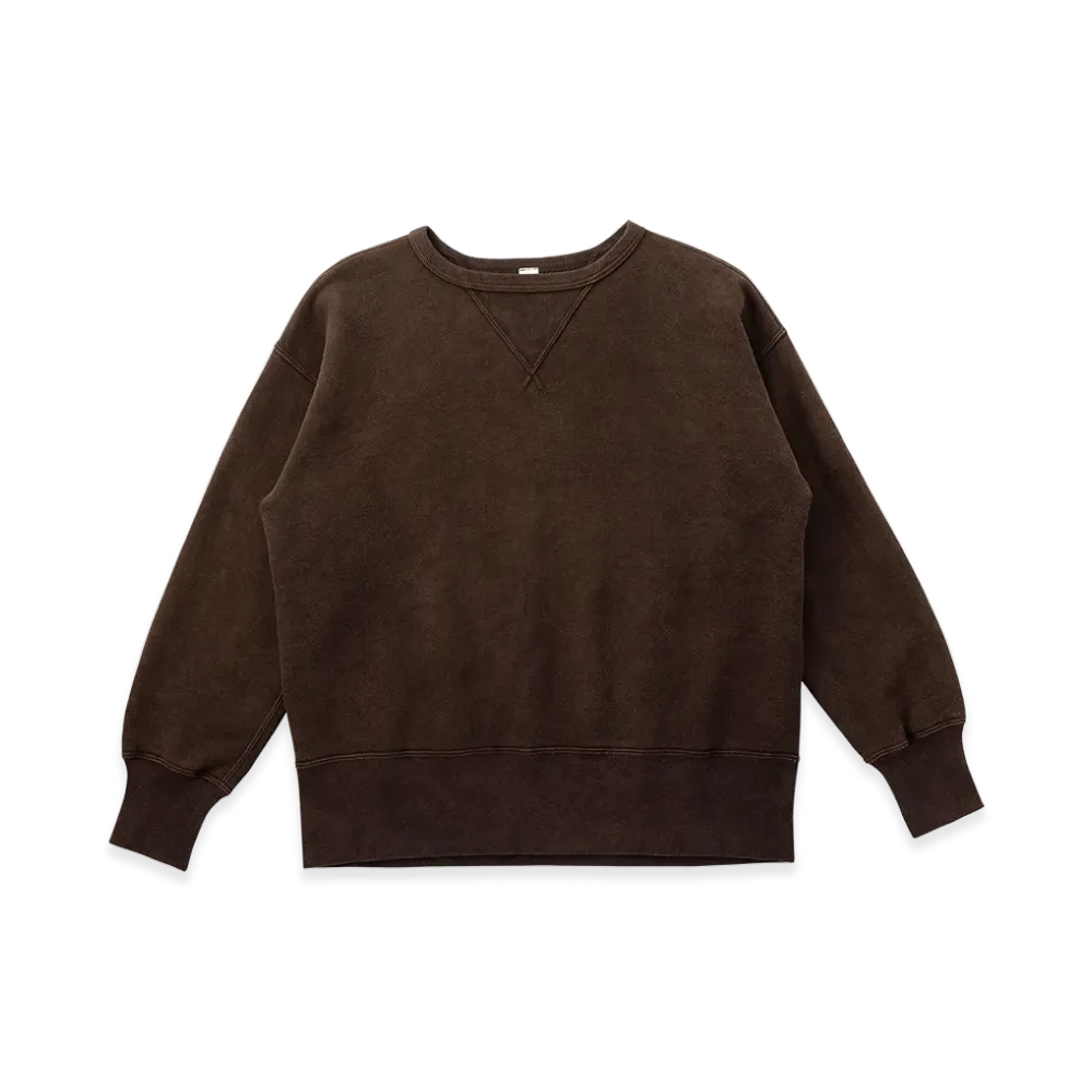 T.T Taiga Takahashi LOT.603 Sweat Shirt "Mud Dyed Brown"