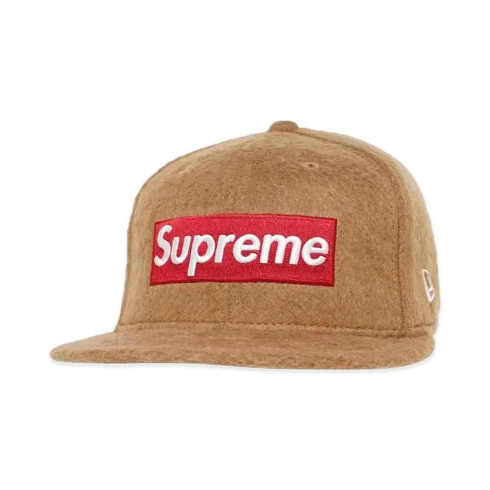Supreme Brushed Wool Box Logo New Era "Brown"