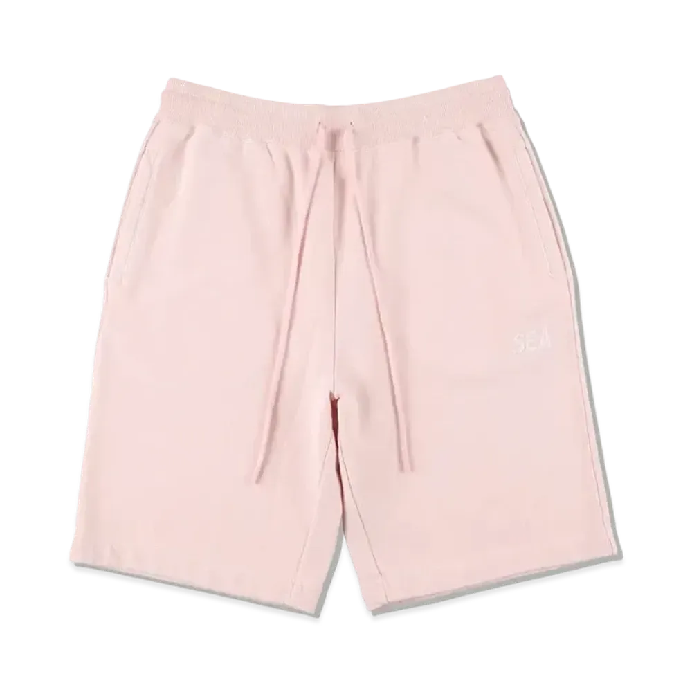 WIND AND SEA SEA (PIGMENT-DYE) SWEAT SHORTS #1 "Cherry"