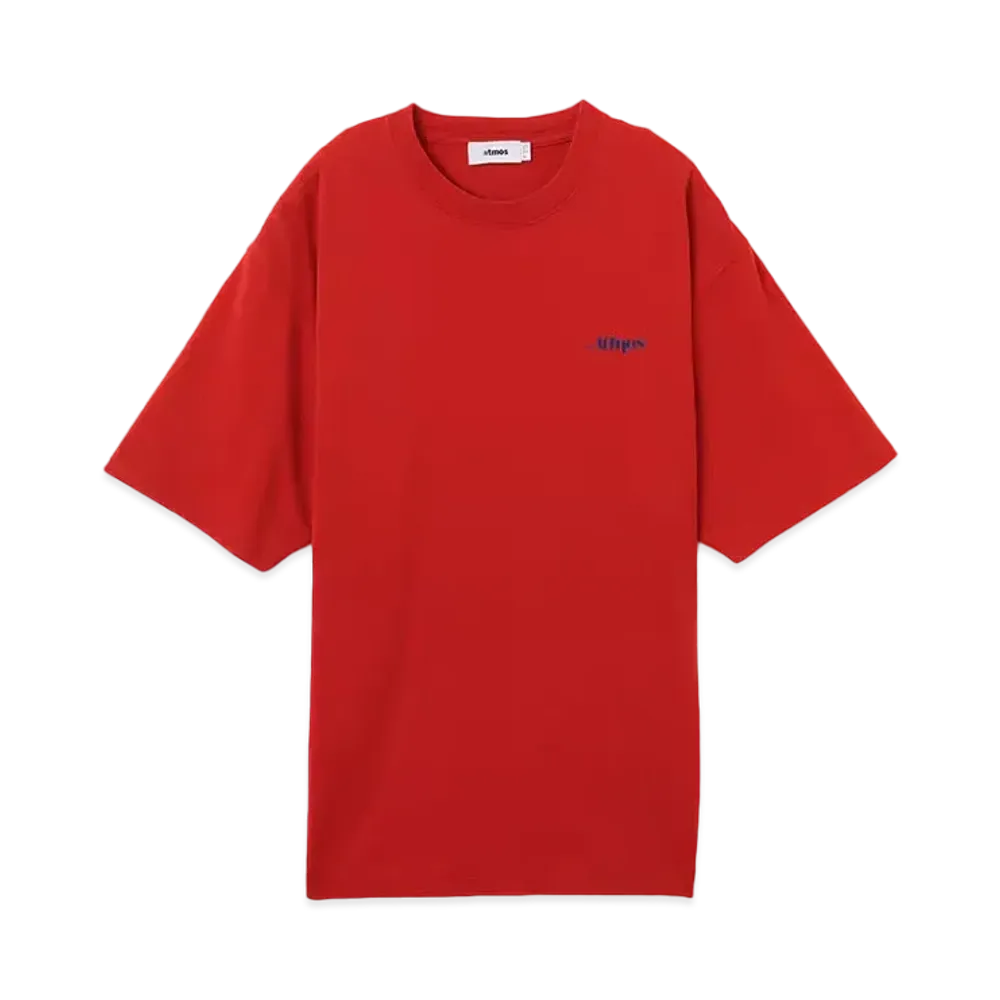 atmos Flocky Print T-shirt "Red"