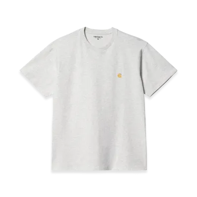 Carhartt WIP S/S Chase T-Shirt "Ash Heather/Gold"