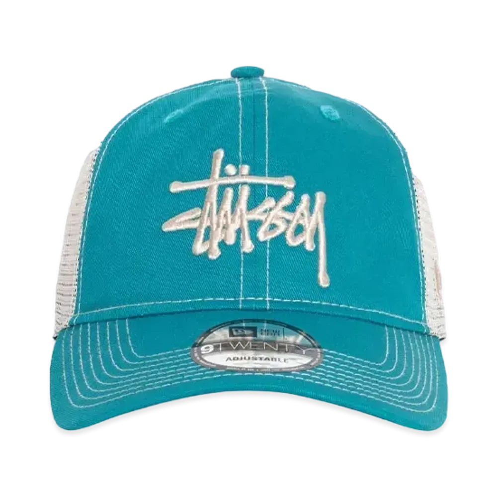 Stussy New Era 9Twenty Basic Trucker "Teal"