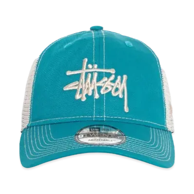 Stussy New Era 9Twenty Basic Trucker "Teal"