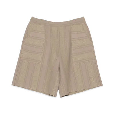 nanamica Knit Shorts "Beige"