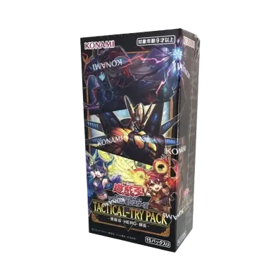 遊戯王OCG デュエルモンスターズ タクティカルトライパック 黒魔導・HERO・御巫 ボックス