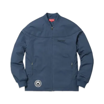 Supreme x THRASHER Poplin Crew Jacket "Blue"