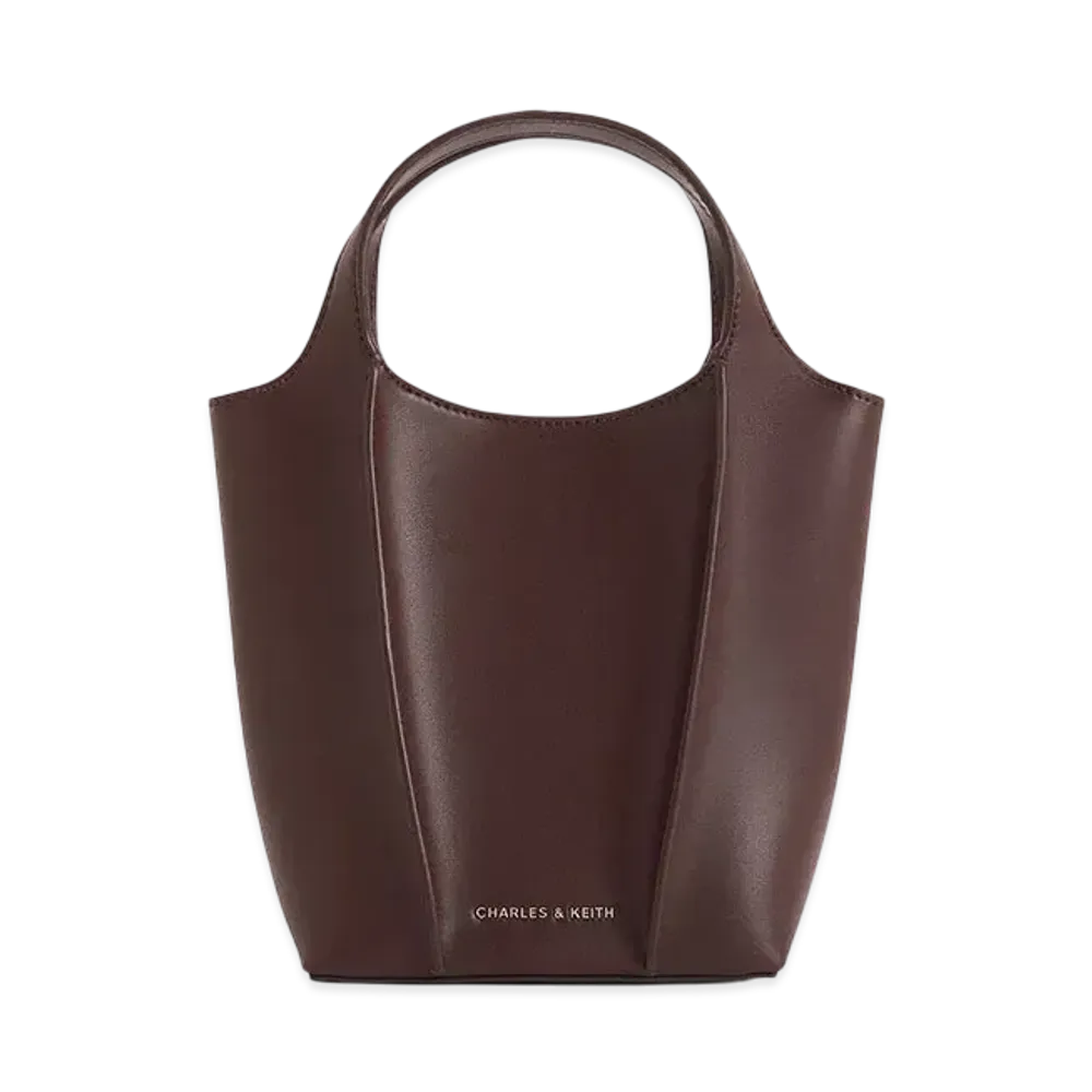 CHARLES & KEITH Arlis Tote Bag "Plum"