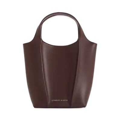 CHARLES & KEITH Arlis Tote Bag "Plum"