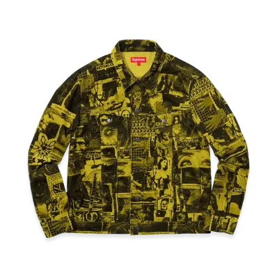 Supreme Vibrations Corduroy Trucker Jacket "Yellow"