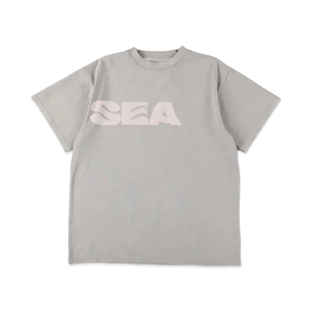WIND AND SEA Smooth Pigment Dye (Sea) S/S Tee "L Gray"