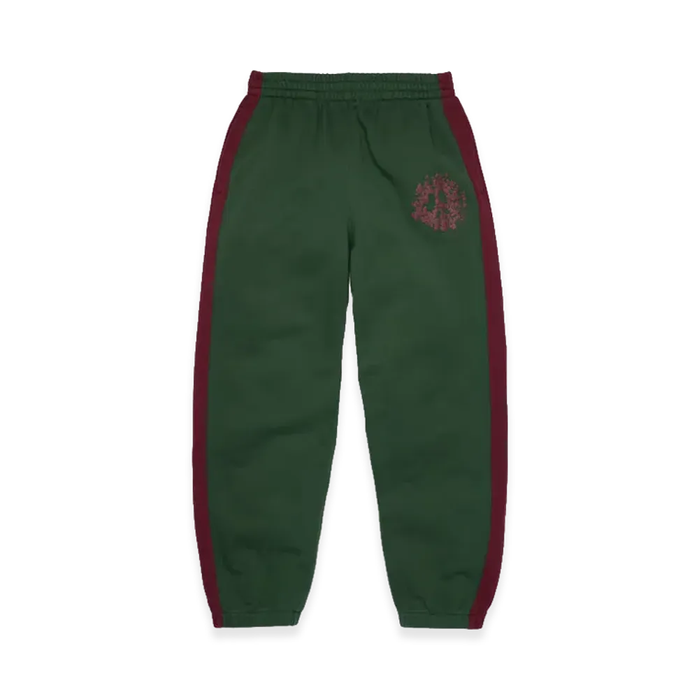 DENIM TEARS Denim U Paneled Sweatpant "Green"