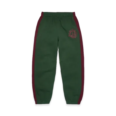DENIM TEARS Denim U Paneled Sweatpant "Green"