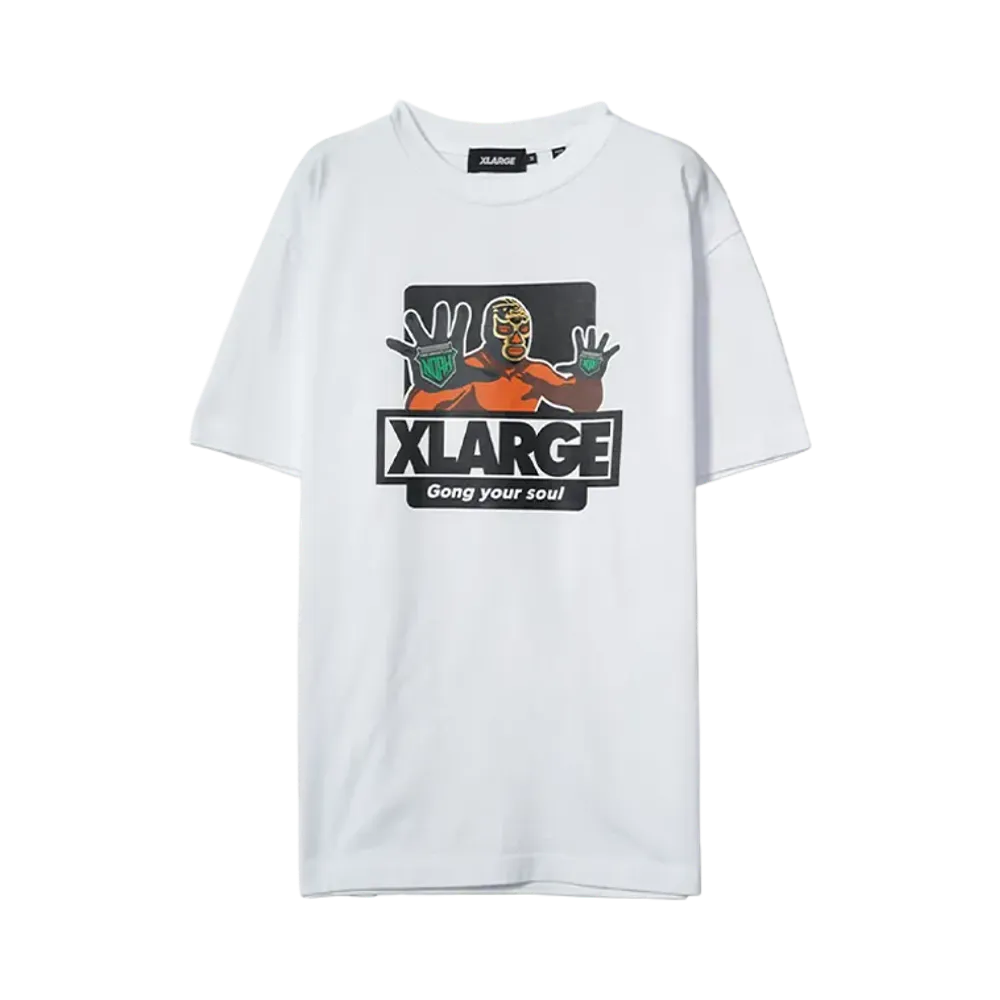 PRO WRESTLING NOAH 25th ANNIV \ XLARGE T-SHIRT "WHITE"