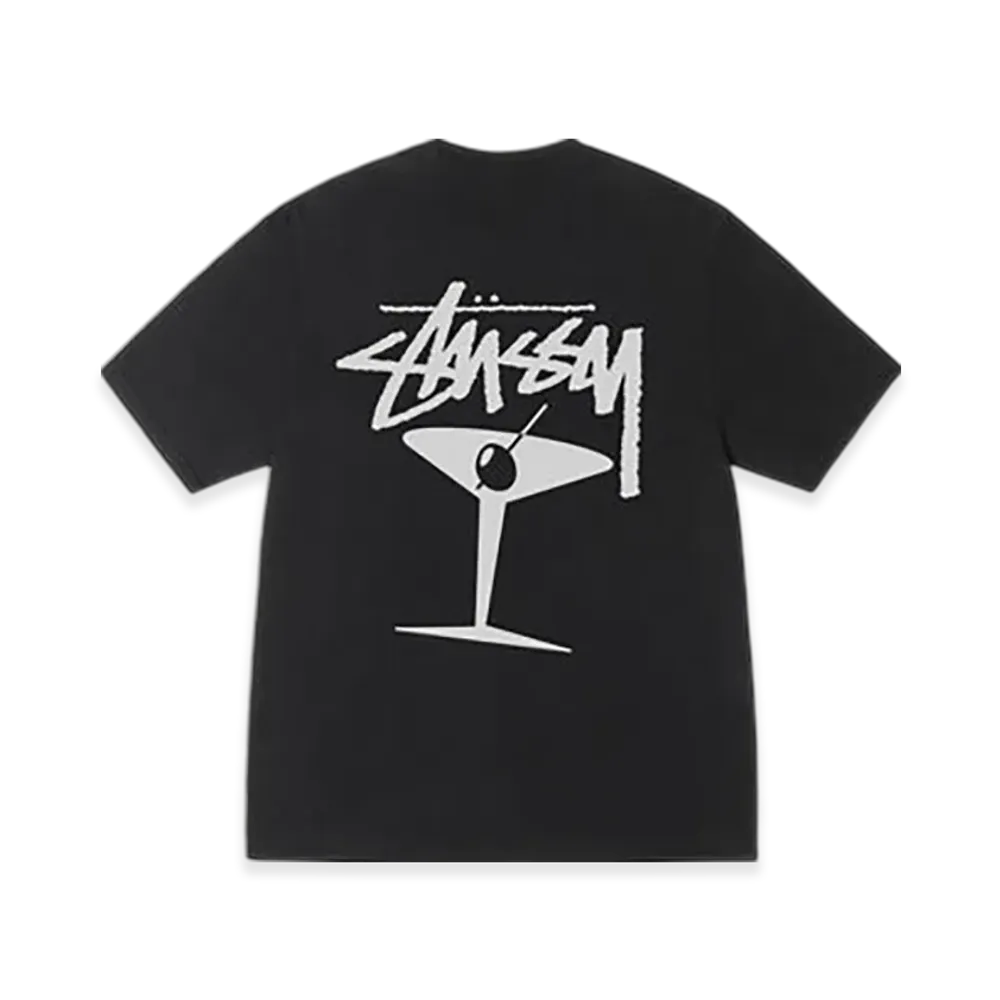 Stussy Martini Tee Pigment Dyed "Black"