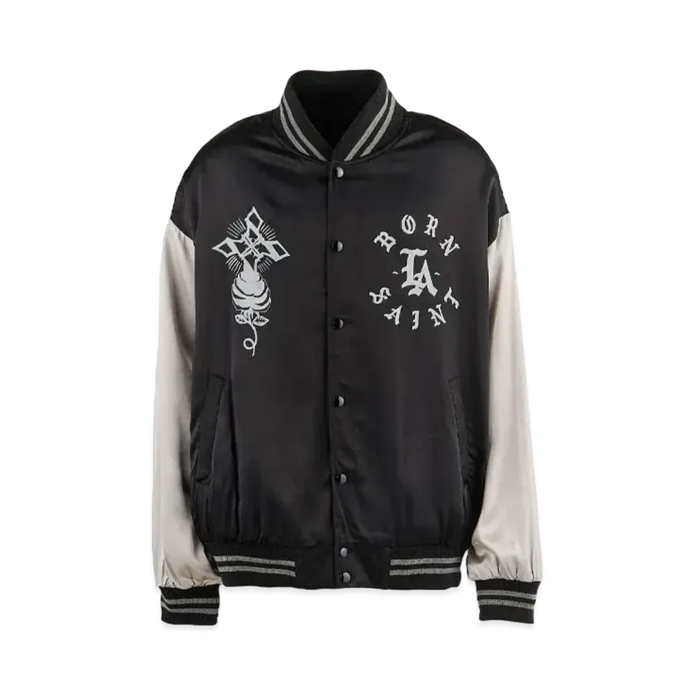 Saint Mxxxxxx x Born x Raised 24SS Born Saint Blouson "Black Gray"