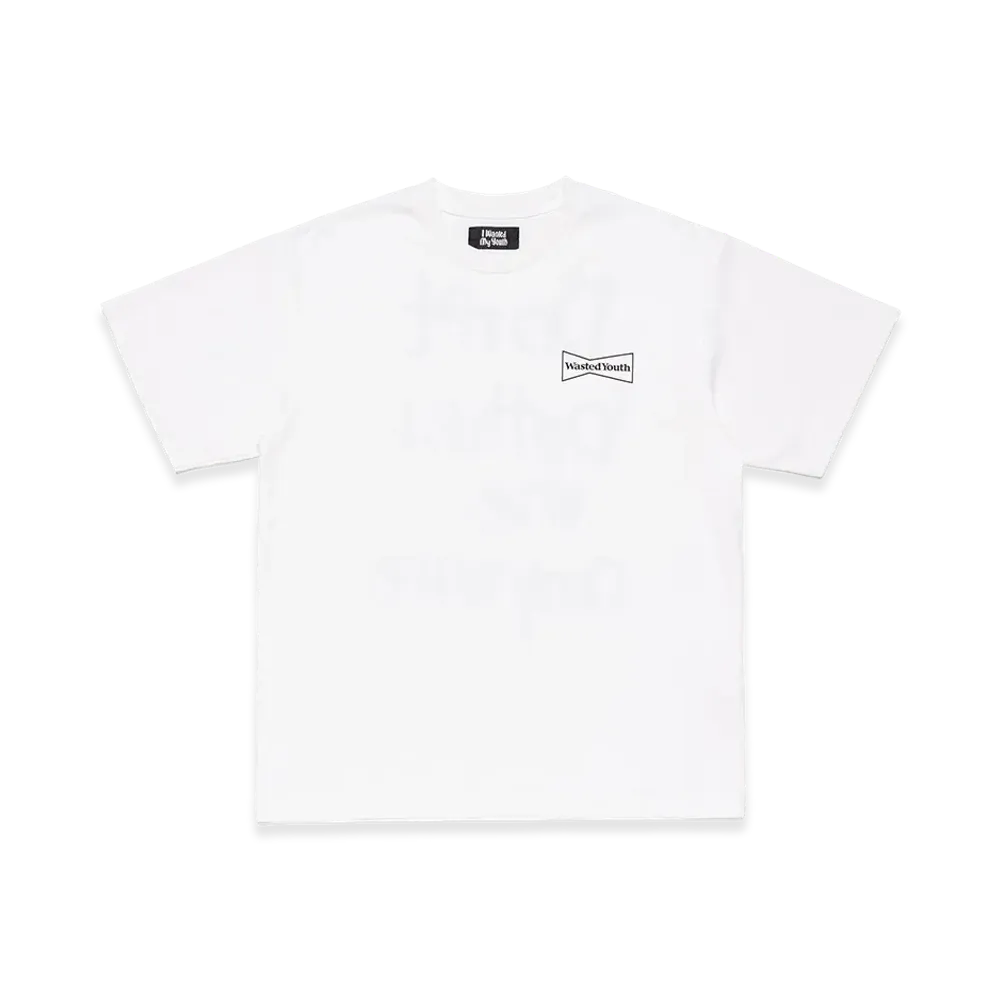 Wasted Youth Graphic T-Shirt #4 "White"