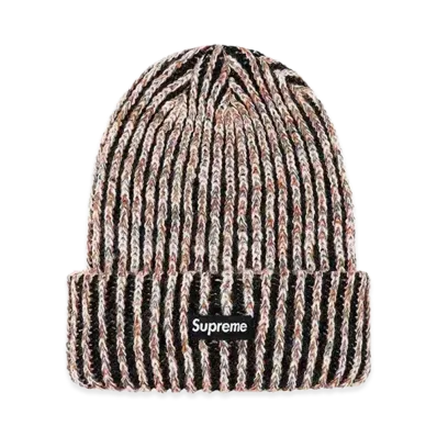 Supreme Rainbow Knit Loose Gauge Beanie "Black" (20FW)