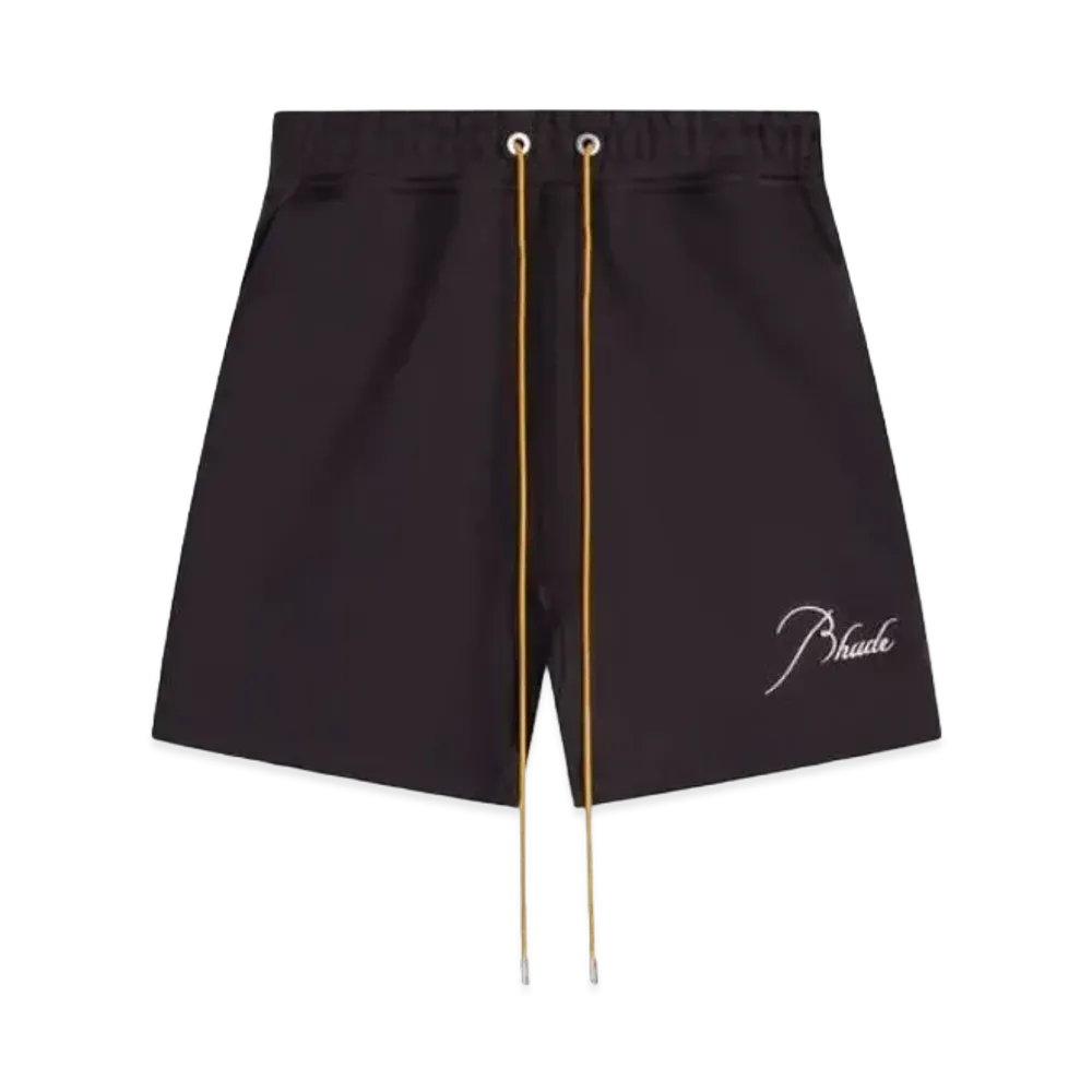 RHUDE Pique Shorts "Black"