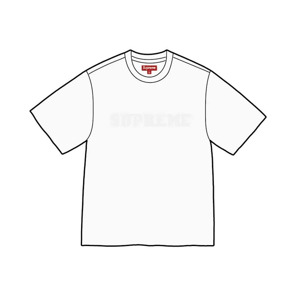 Supreme Collegiate Applique S/S Top "White"