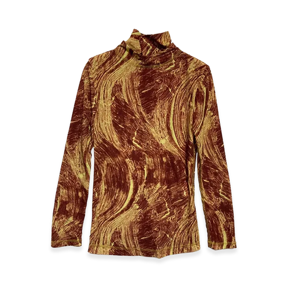 TOGA PULLA Women's Tricot Print Jersey L/S "Red"