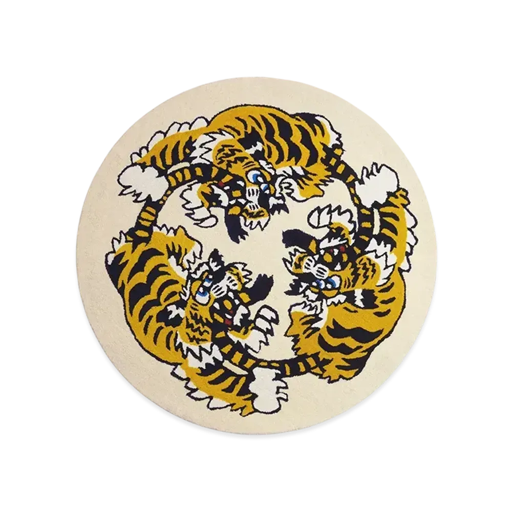 KENZO VERDY MARKET Hand Made Rug "White"