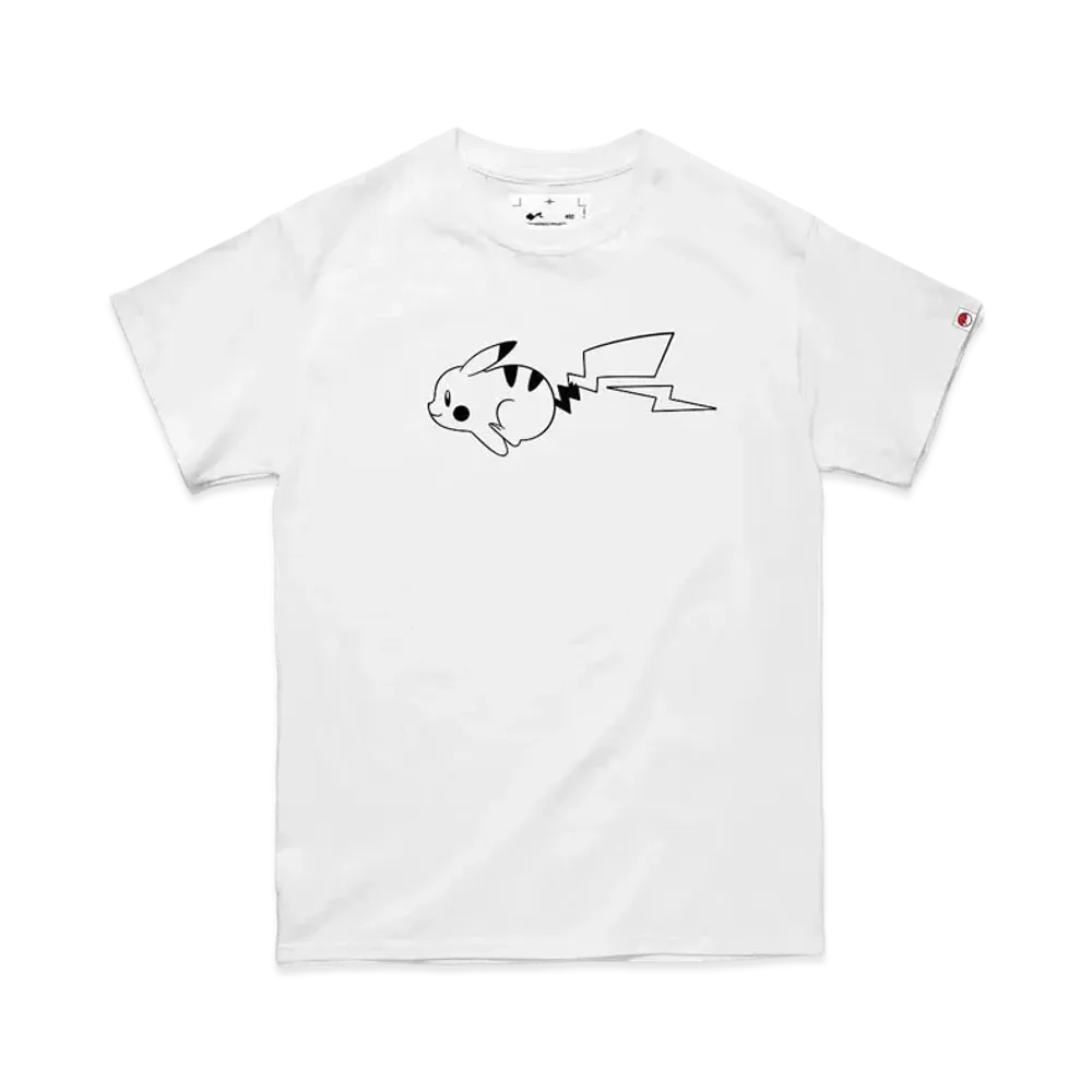 FRAGMENT x POKEMON THUNDERBOLT PROJECT PIKACHU TEE "White"