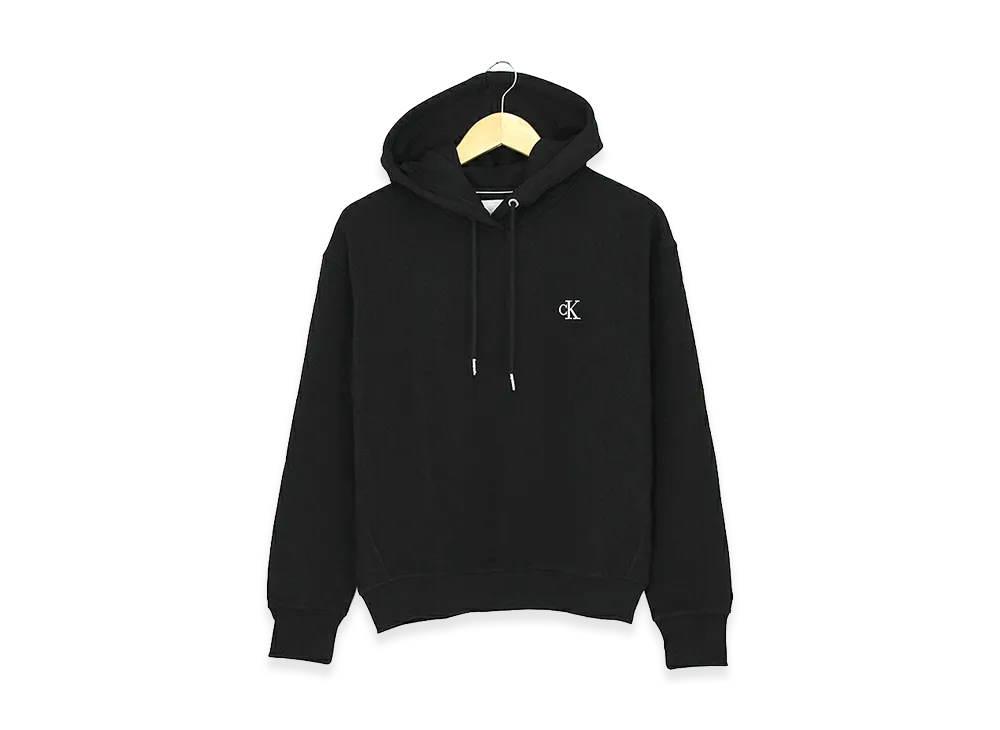 Calvin Klein Jeans Women's Logo Embroidery Hoodie "Black"